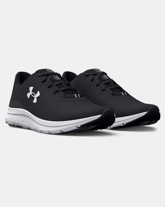 Women's UA Charged Impulse 3 Running Shoes, Black, pdpMainDesktop image number 3